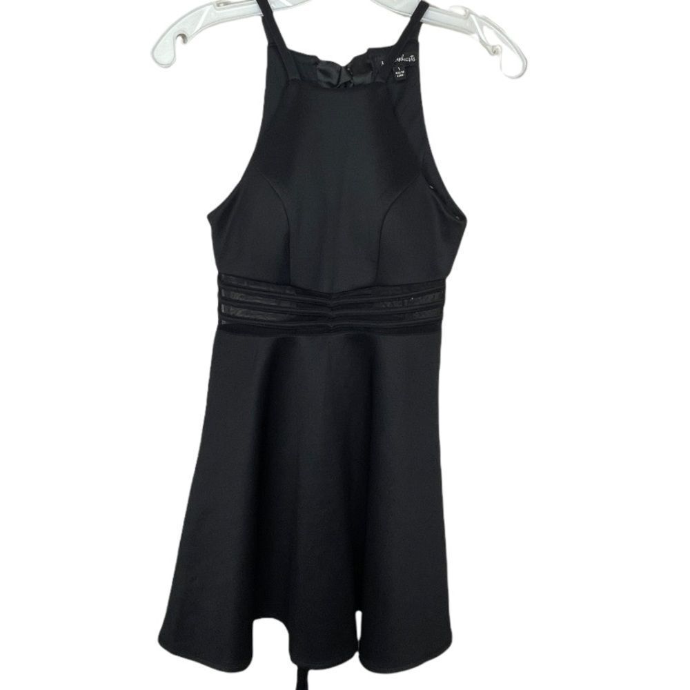 Sequin Hearts Black Dress